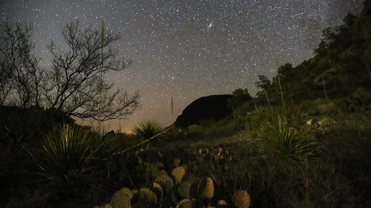 Stars shine in Big Bend National Park.