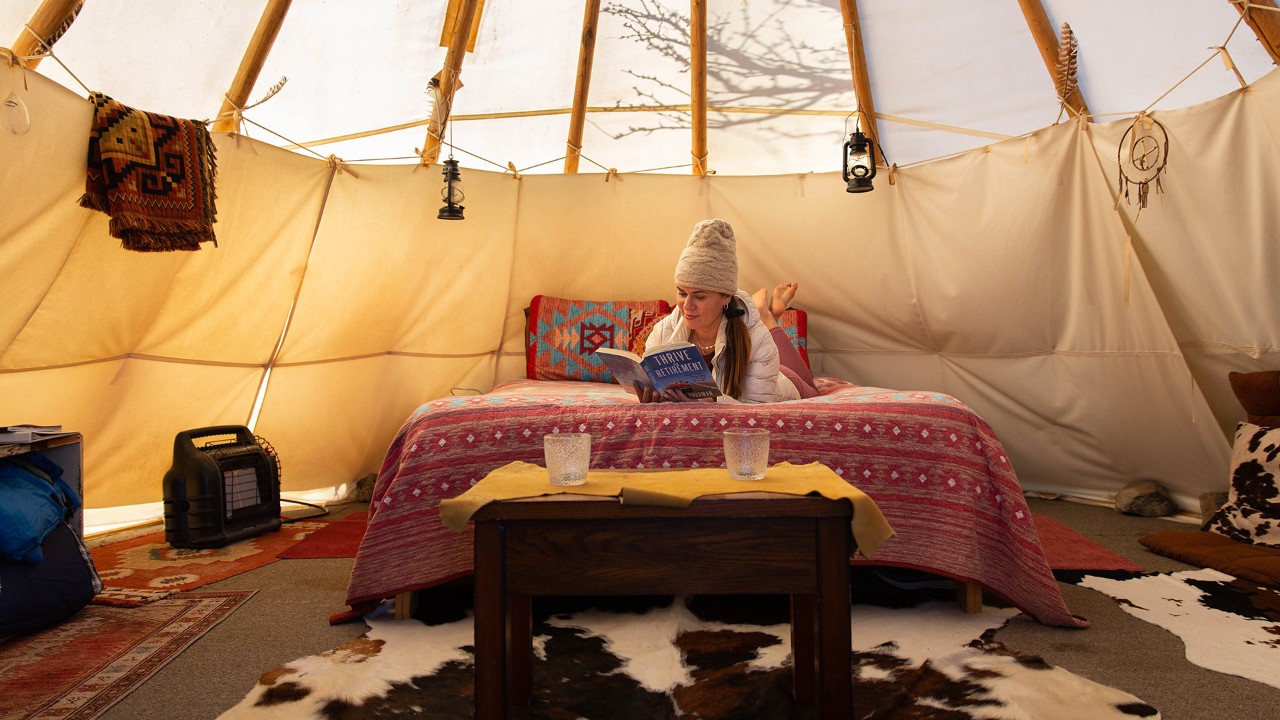 Accommodations at Sandy Valley Ranch are rustic but cozy.