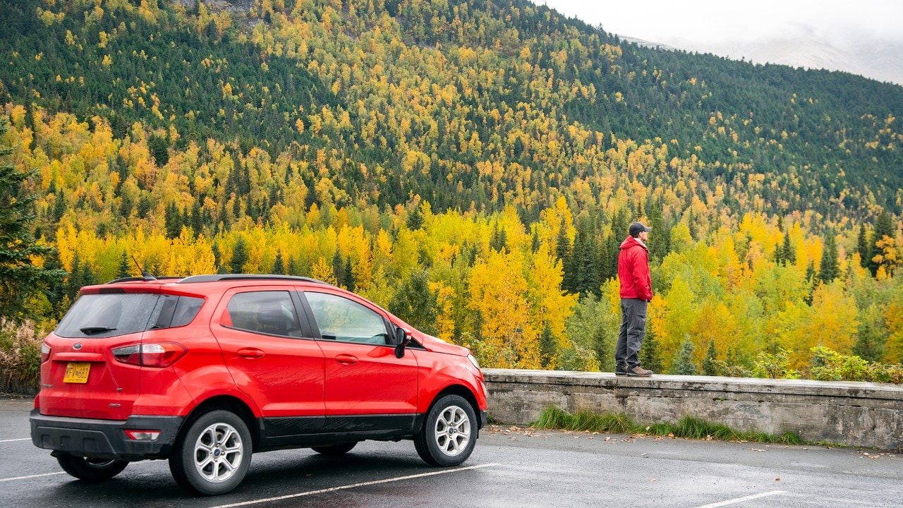 The author enjoys the Canyon Creek Bridge overlook.