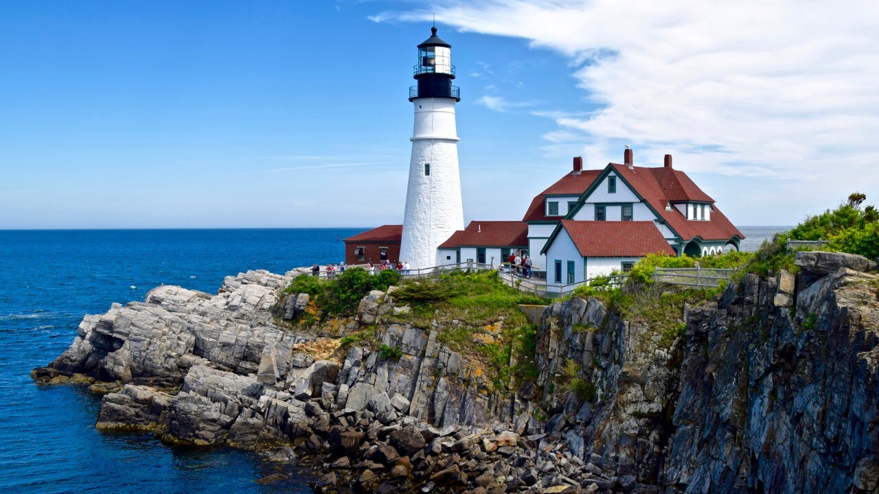 The Portland Head Light dates back to 1791. It is reportedly the first lighthouse built by the U.S. government.