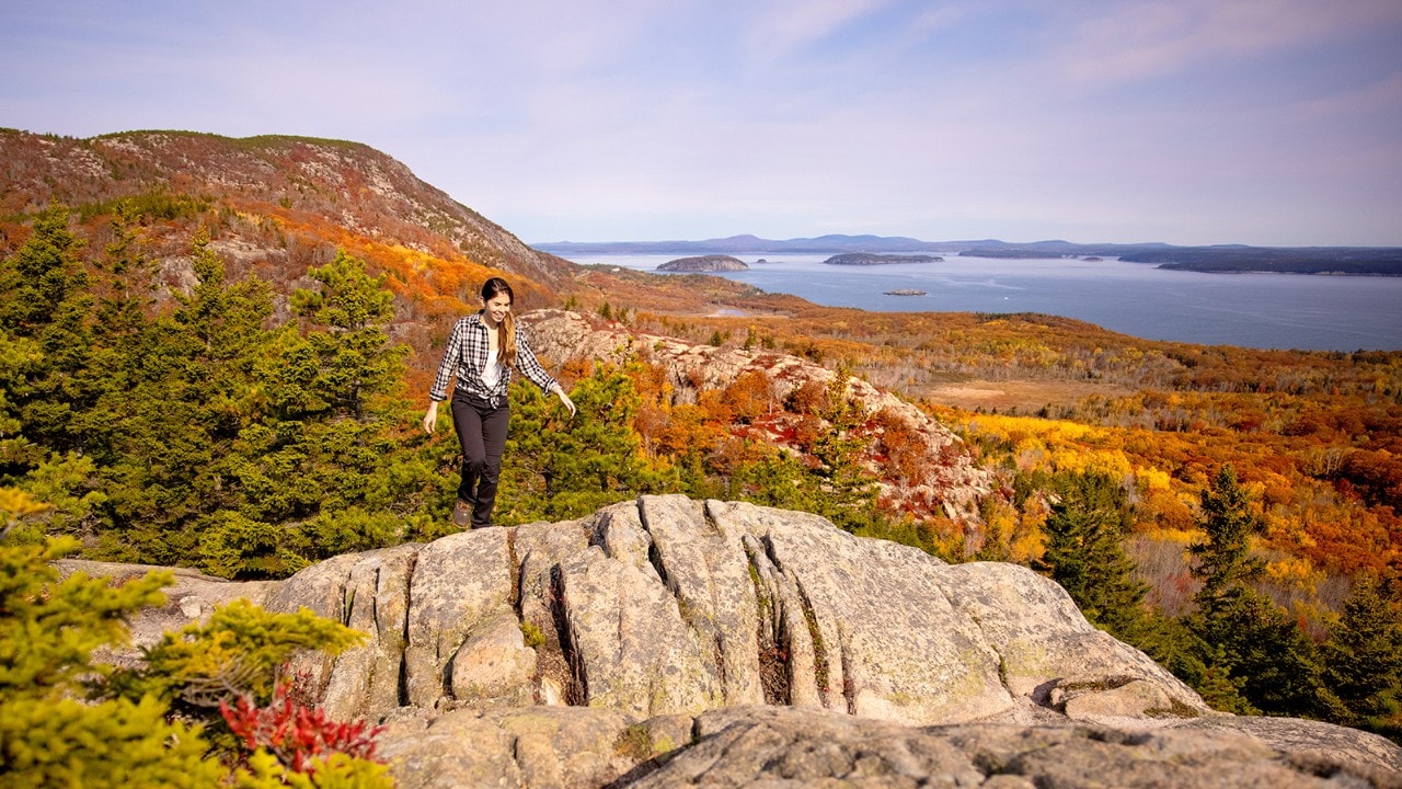 Cadillac Mountain is especially popular at sunrise. Photo by Michael Ciaglo