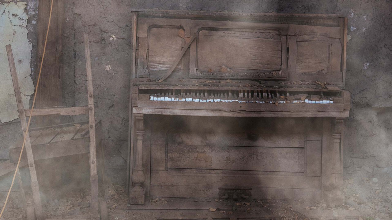 Piano at the Old Cuchillo Bar