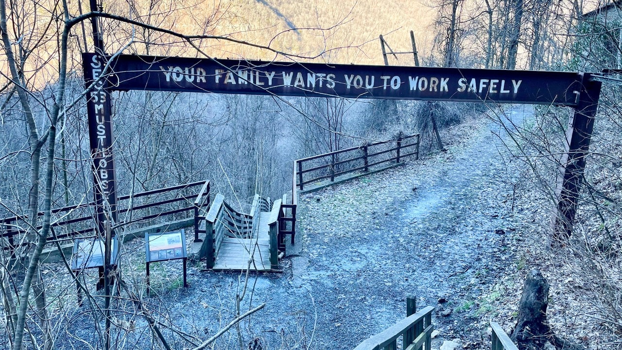 The coal town of Kaymoor employed more than 800 workers during peak production.