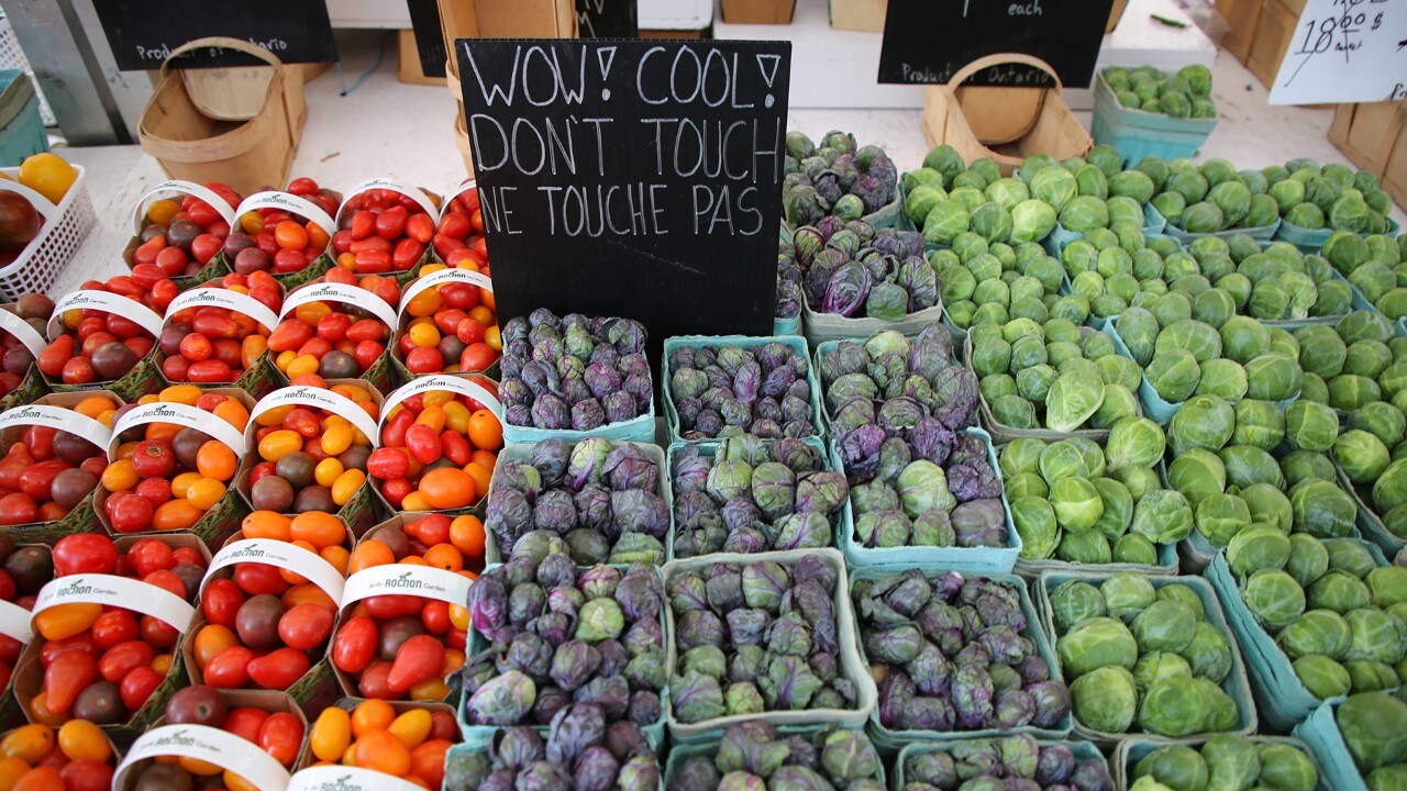 The ByWard Market features fresh fruit and flowers.