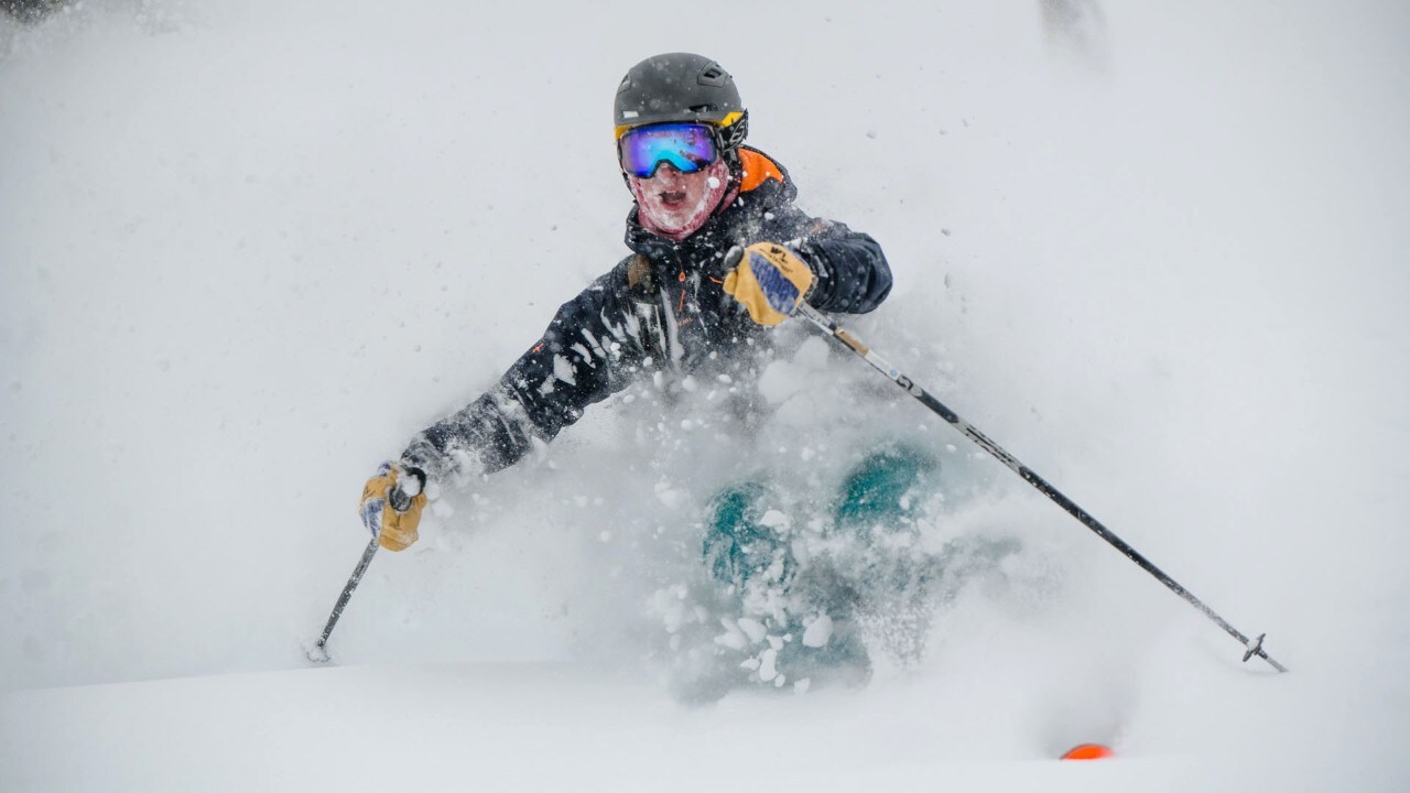 People travel from around the country to ski the uncrowded slopes at Lost Trail Powder Mountain. 