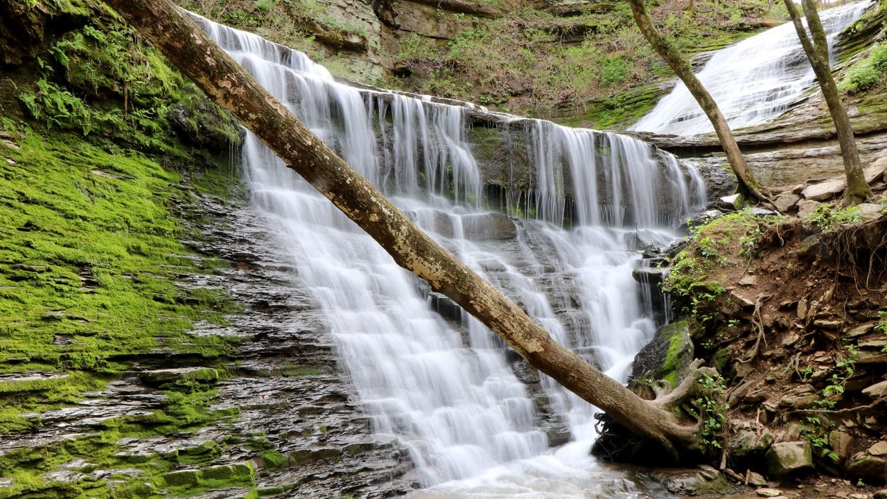 Jackson Falls is one of the lovely waterfalls found along the parkway.