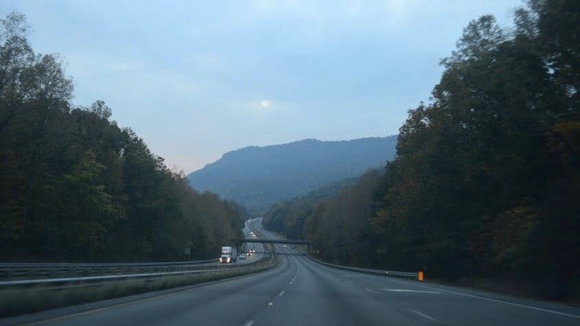 Highway near Charleston.