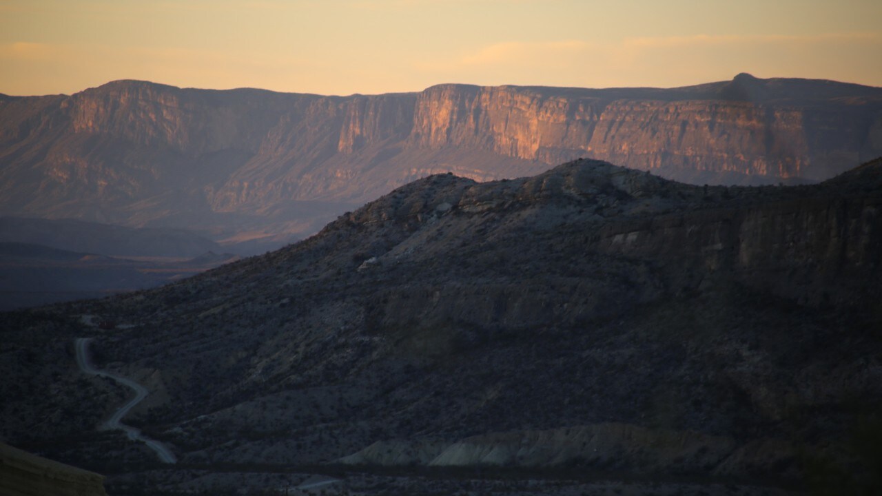 Sunrise in Terlingua, Texas