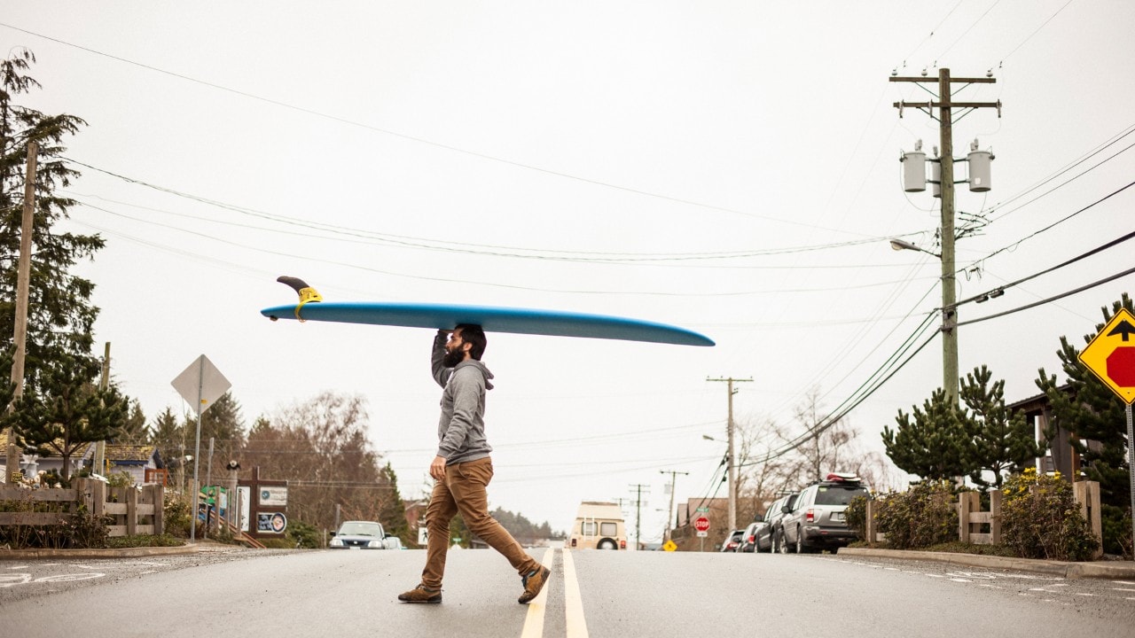 Tofino is a surf city through and through.