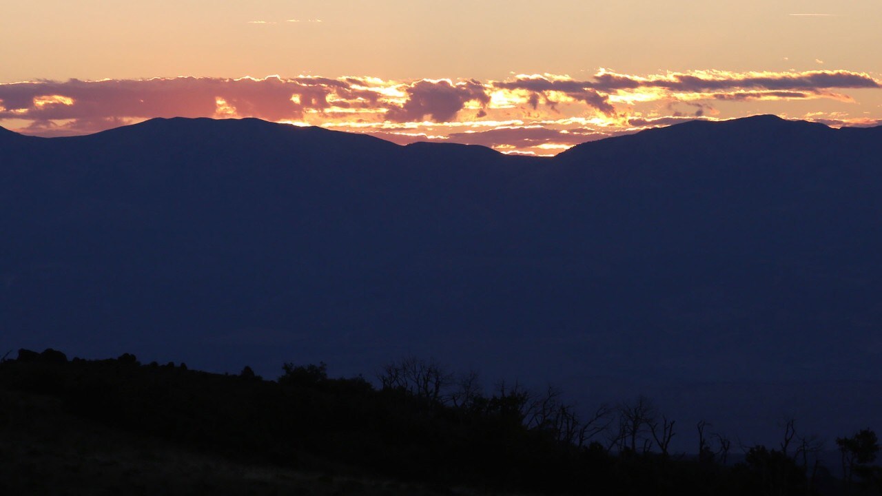 The Homestead Overlook is a great place to watch the sun rise.