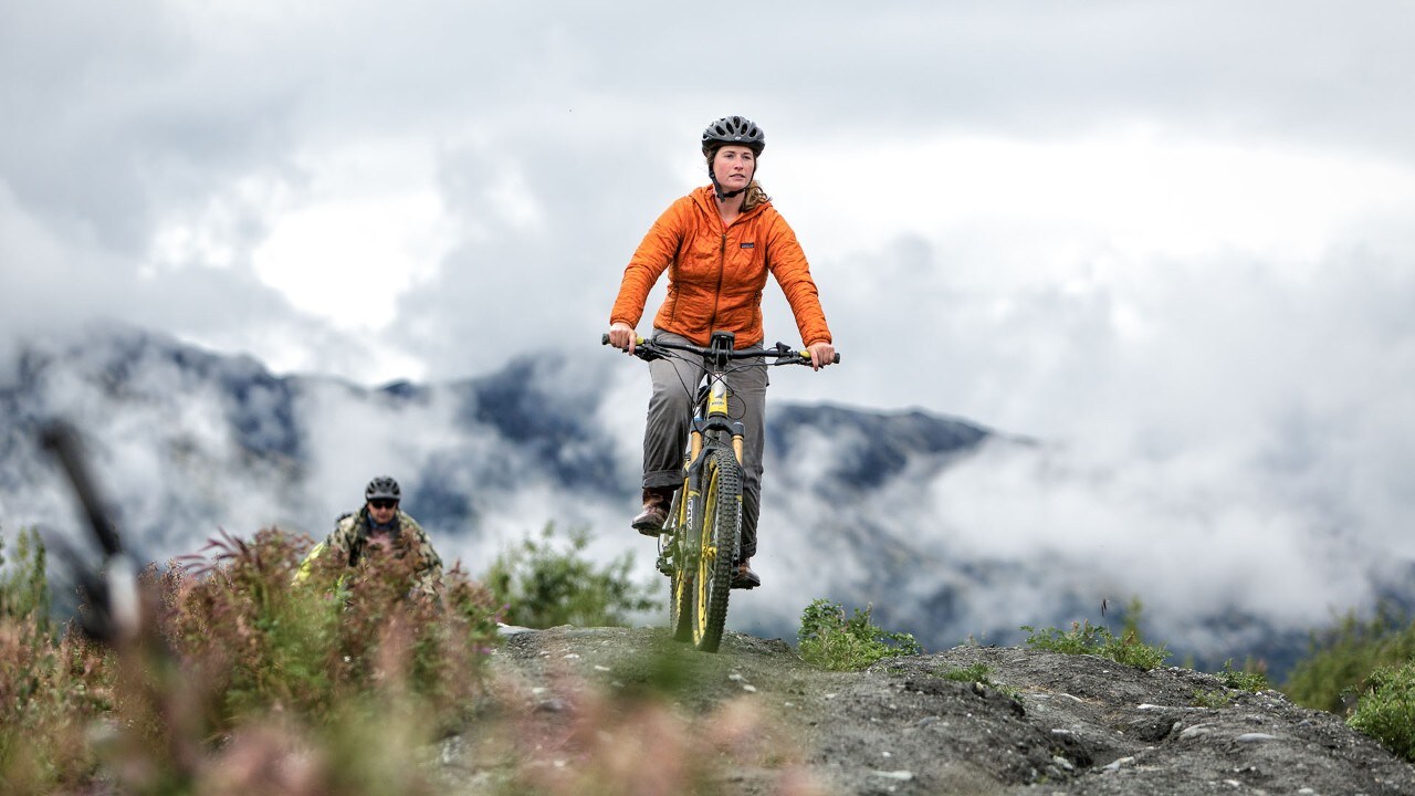 Mountain biking in Alaska