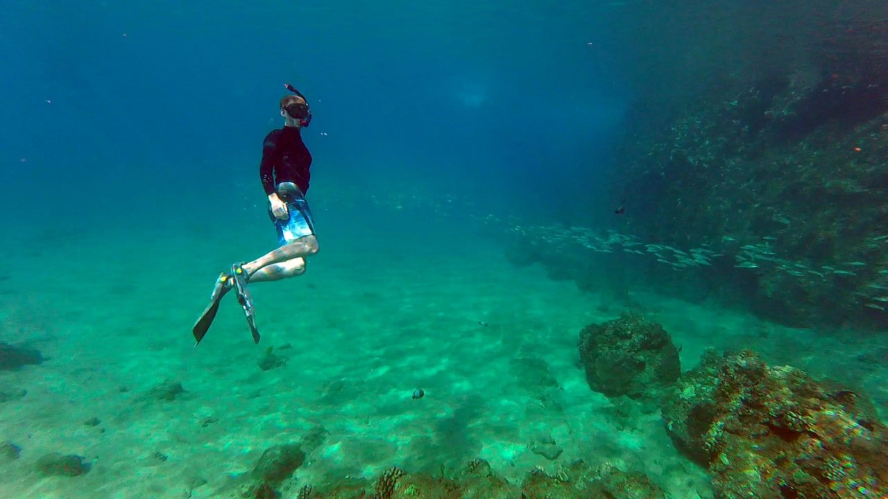 Snorkeling near Black Rock along Ka’anapali Beach