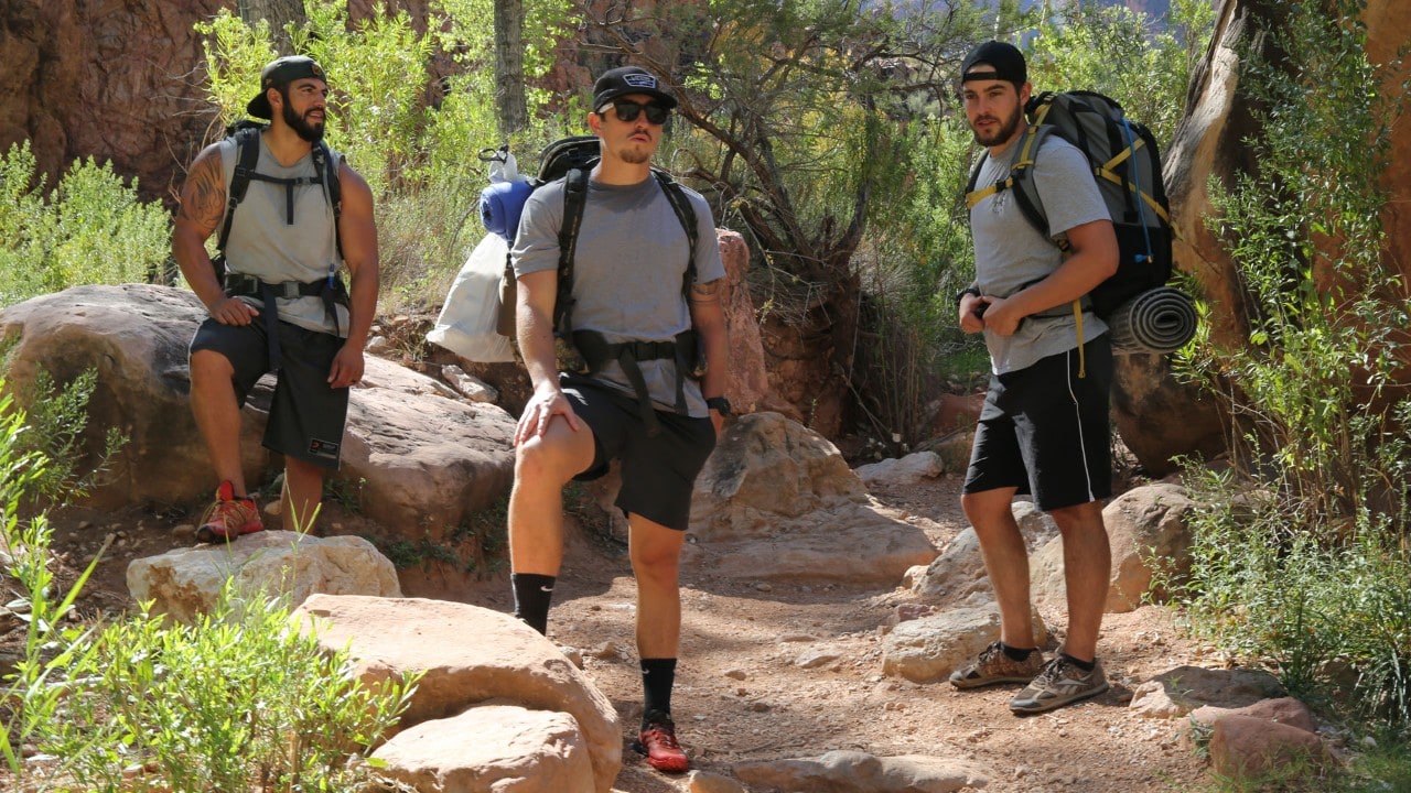 From left: Daniel Gherna, Justin Williams and Taylor Williams.