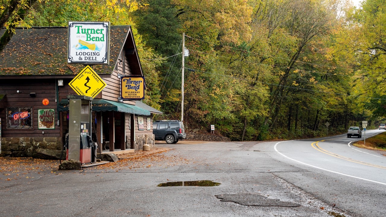 The Turner Bend store offers outdoor supplies for roadtrippers