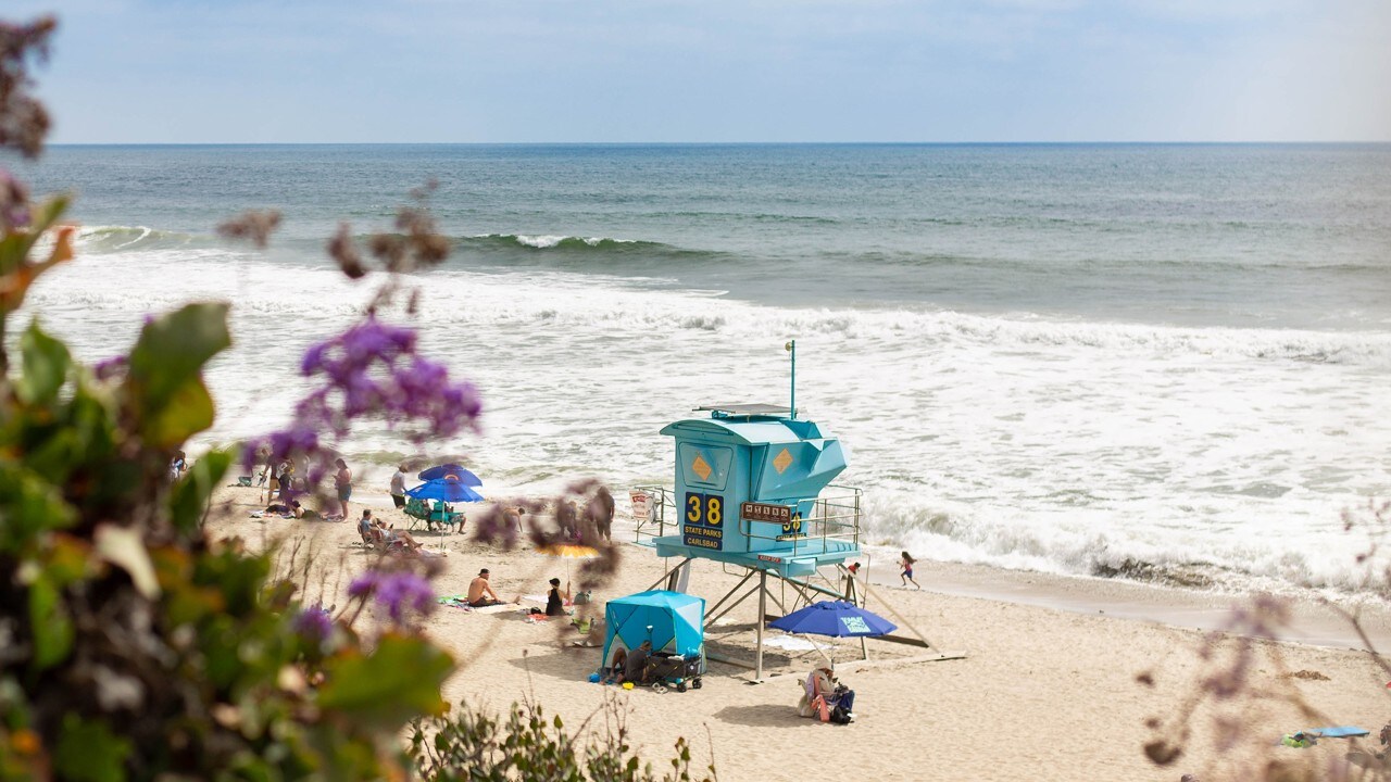 Carlsbad is a family friendly beach destination.