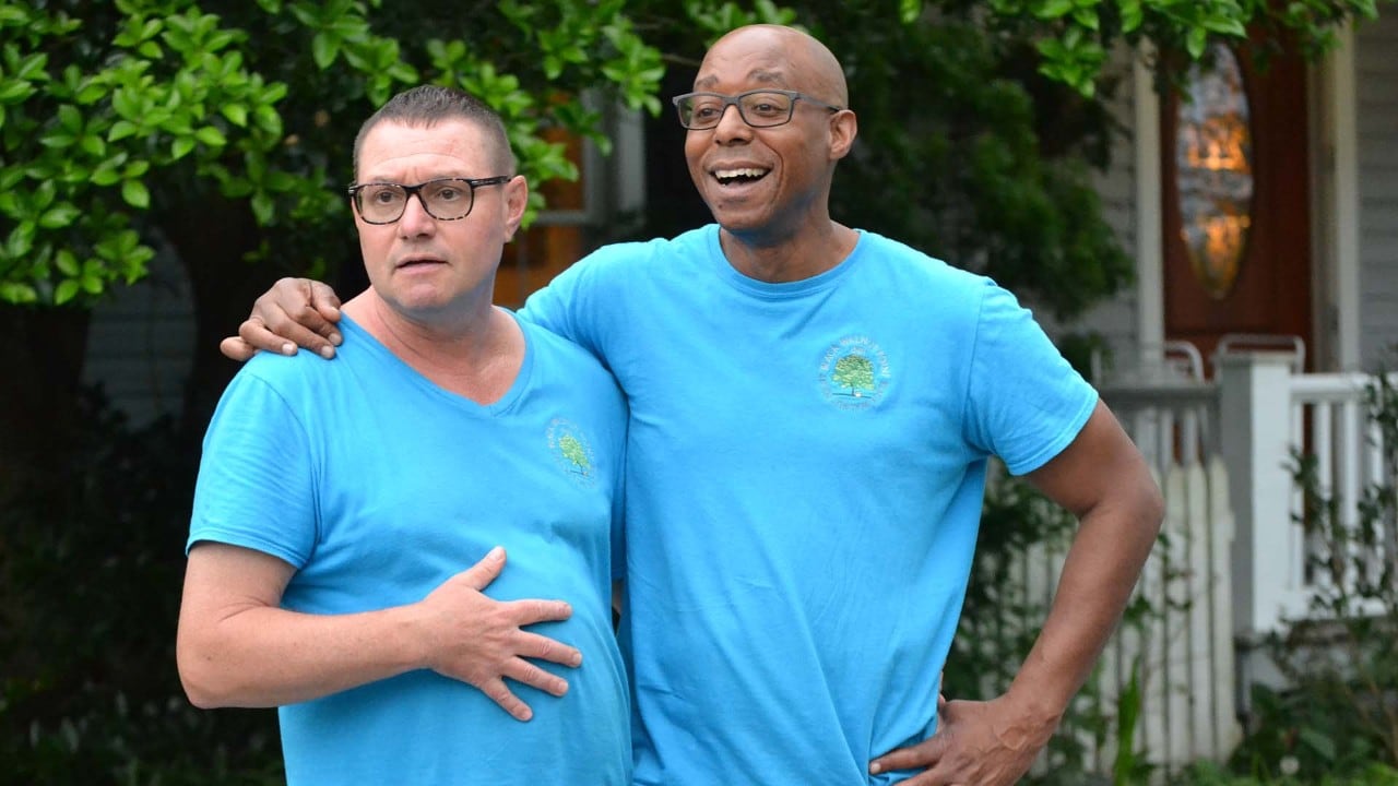 Bob (left) and Tracy, owners of the Black Walnut Point Inn