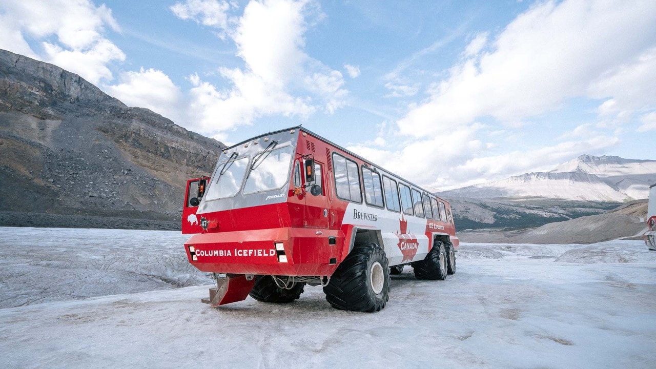 Twenty-one Ice Explorers operate on the Columbia Icefield.