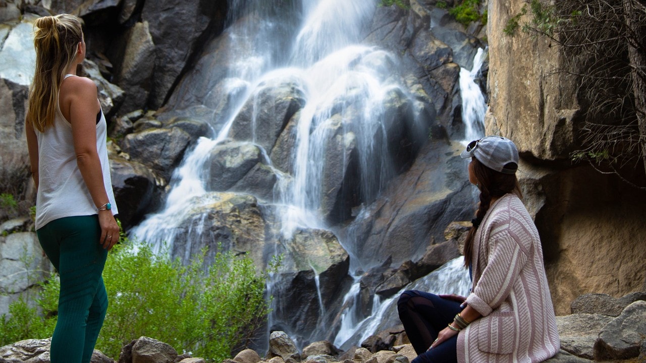 Grizzly Falls in Kings Canyon makes a great picnic spot.