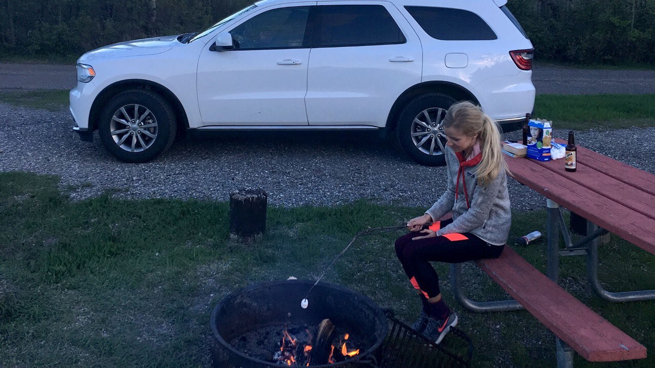 St. Mary's Campground in Glacier National Park