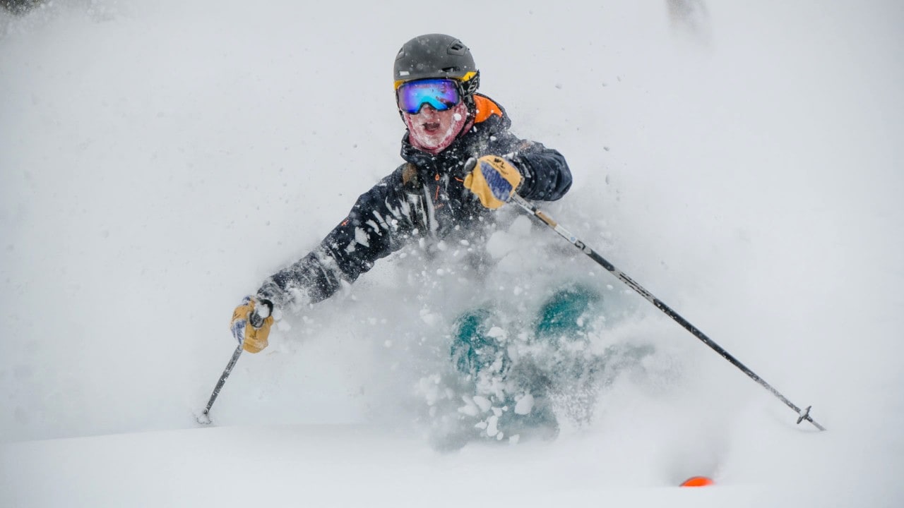 People travel from around the country to ski the uncrowded slopes at Lost Trail Powder Mountain. 