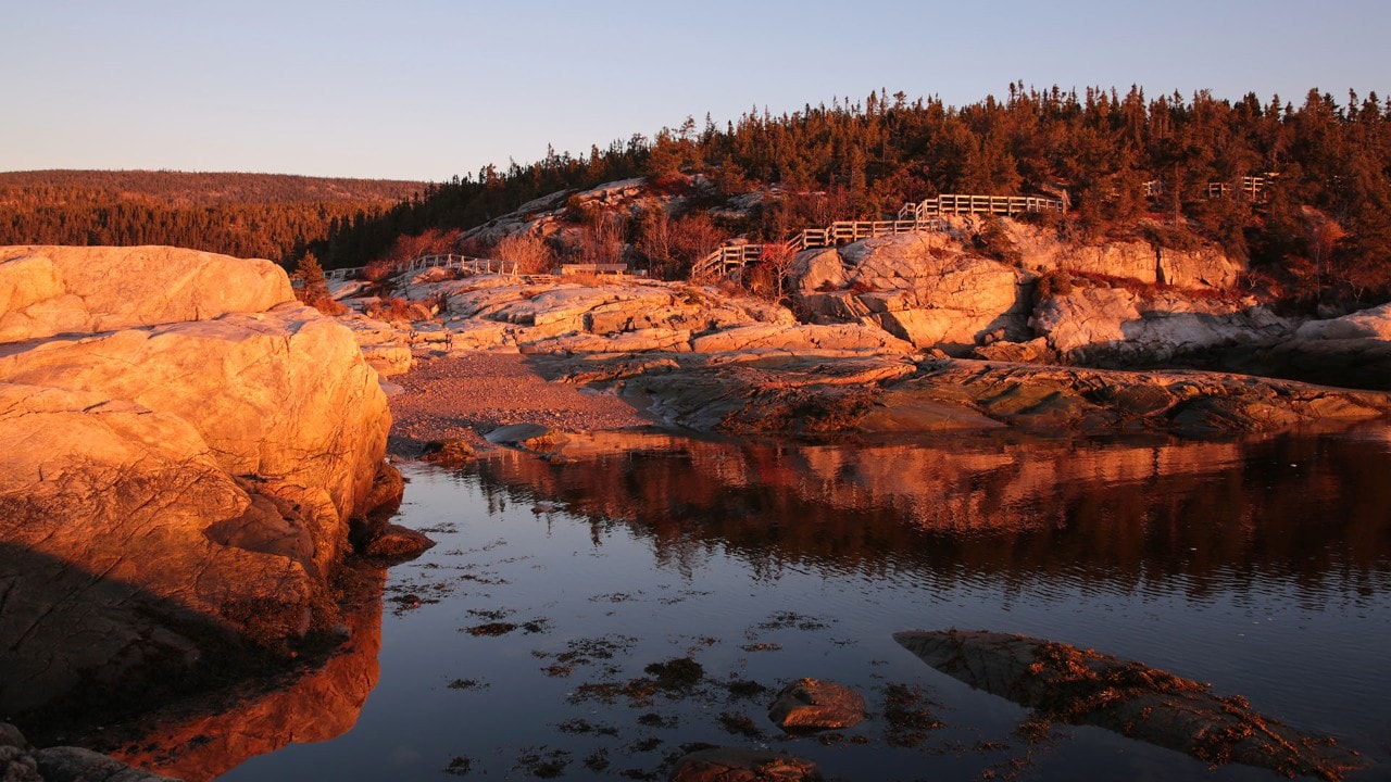 Early morning light at Islet Point