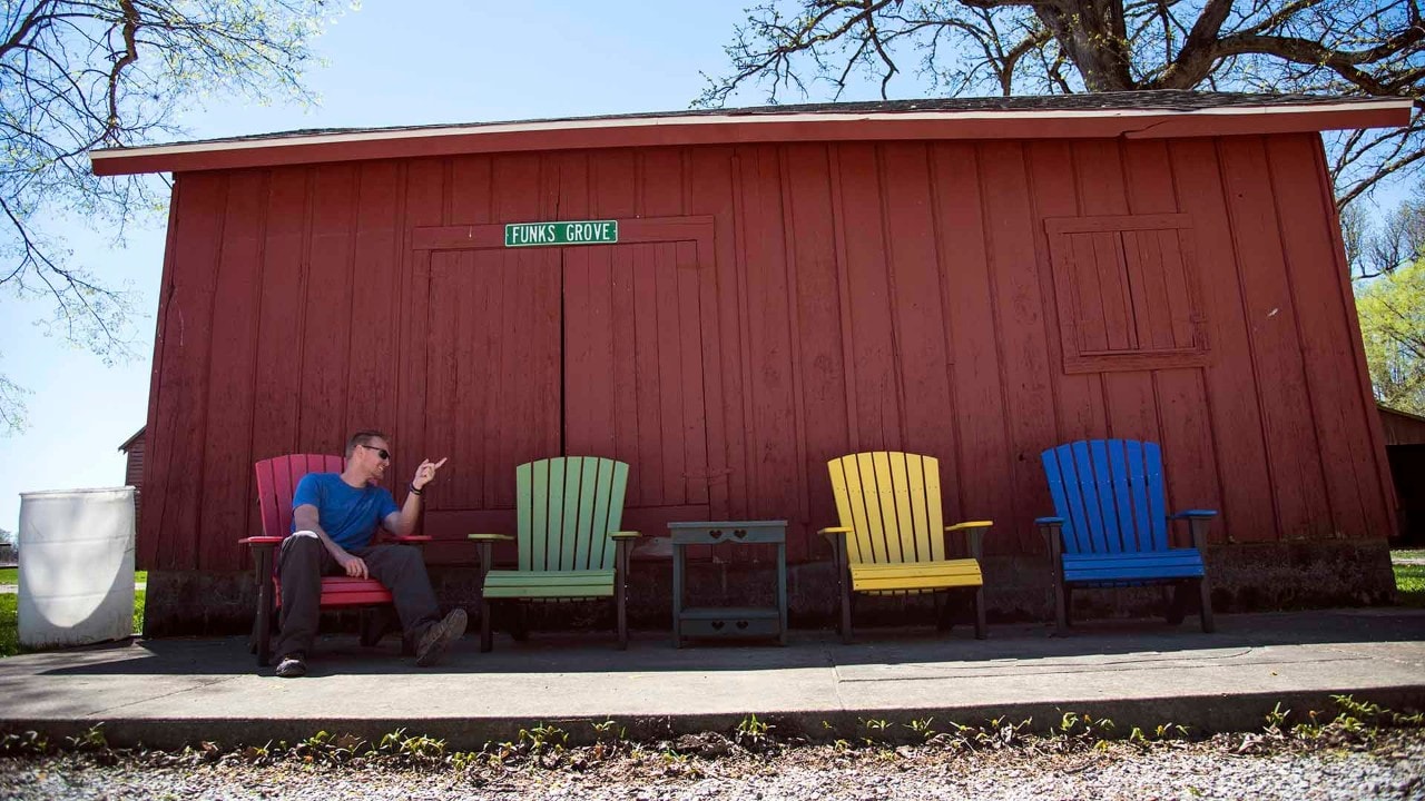 Funks Grove Pure Maple Sirup, like many businesses along Route 66, depends on the steady stream of customers the highway brings to its doors