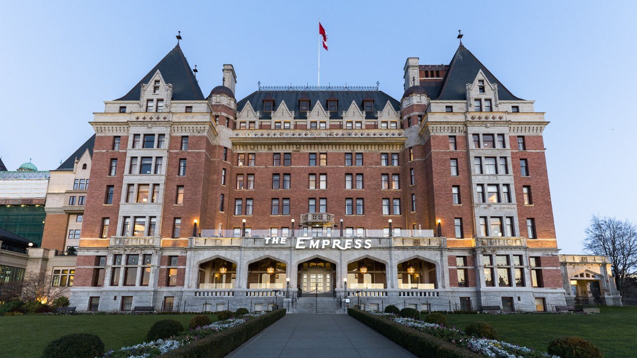 The Fairmont Empress Hotel in Victoria