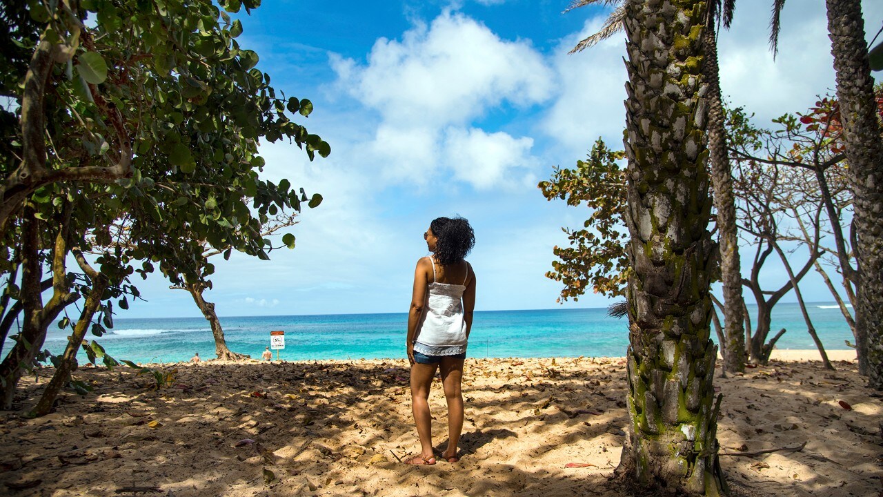 Sunset Beach on Oahu offers great snorkeling and swimming.