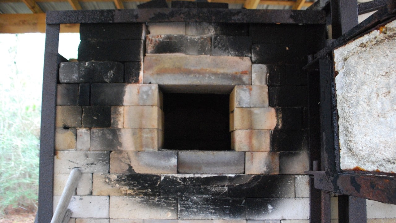 A kiln at Nettles Pottery