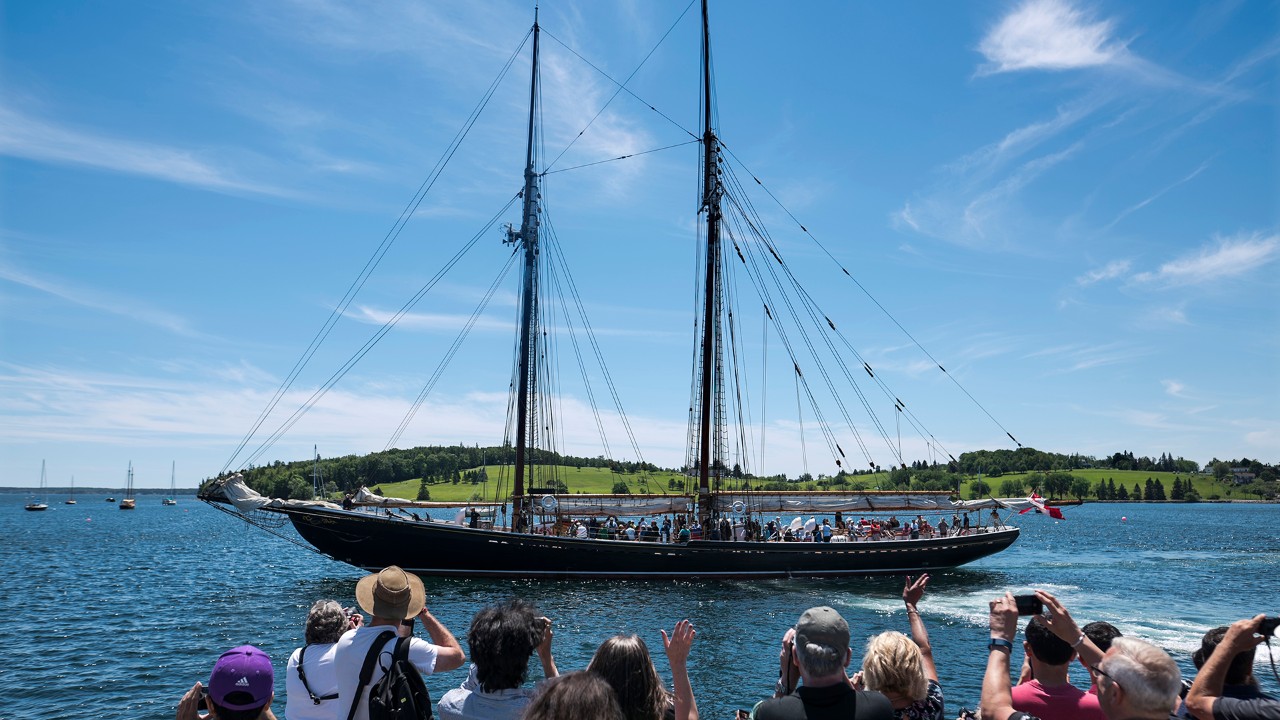 Bluenose II in Lunenburg Harbour in Lunenburg, N.S. on Tuesday, June 27, 2017.