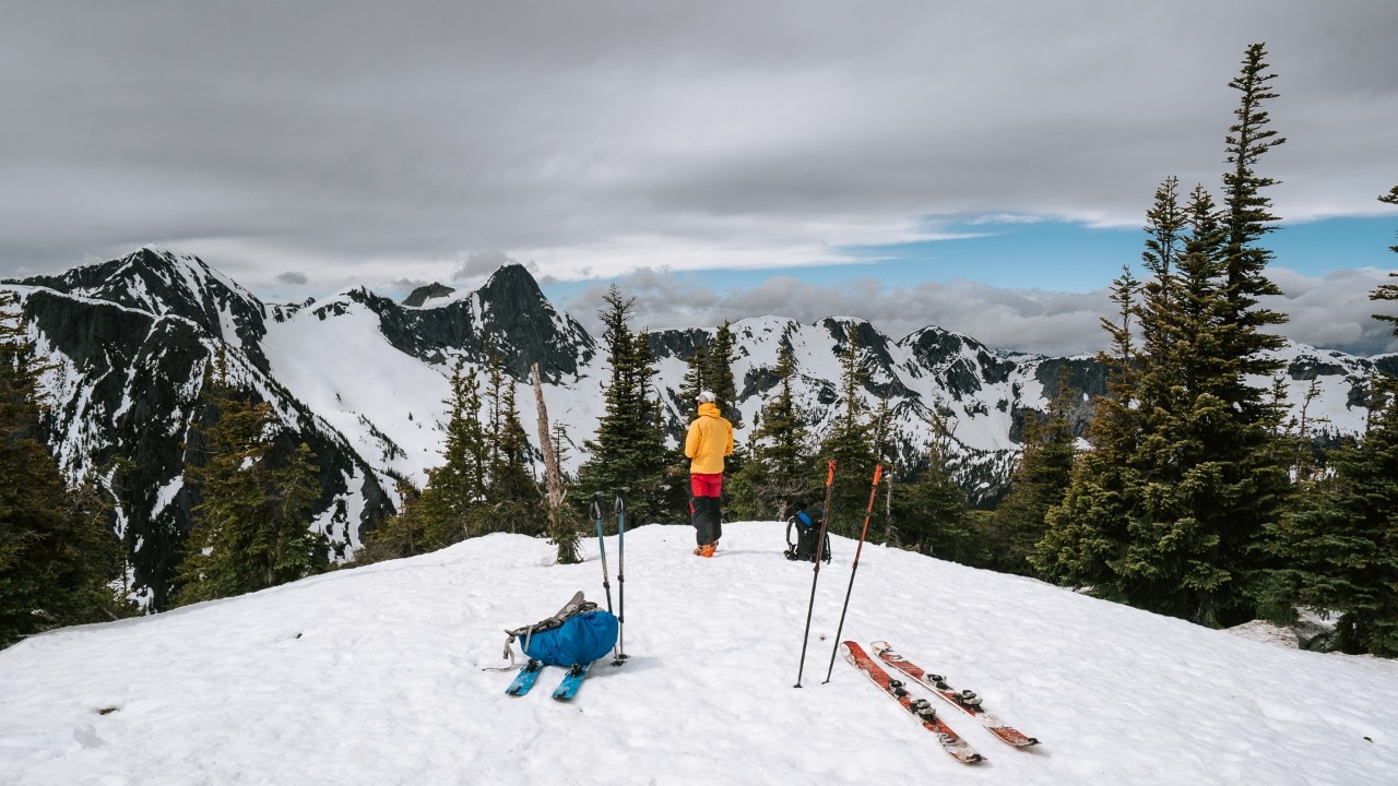 “The satellite peak had panoramic views, but we didn’t stop for too long to avoid getting cold,” said the author. 